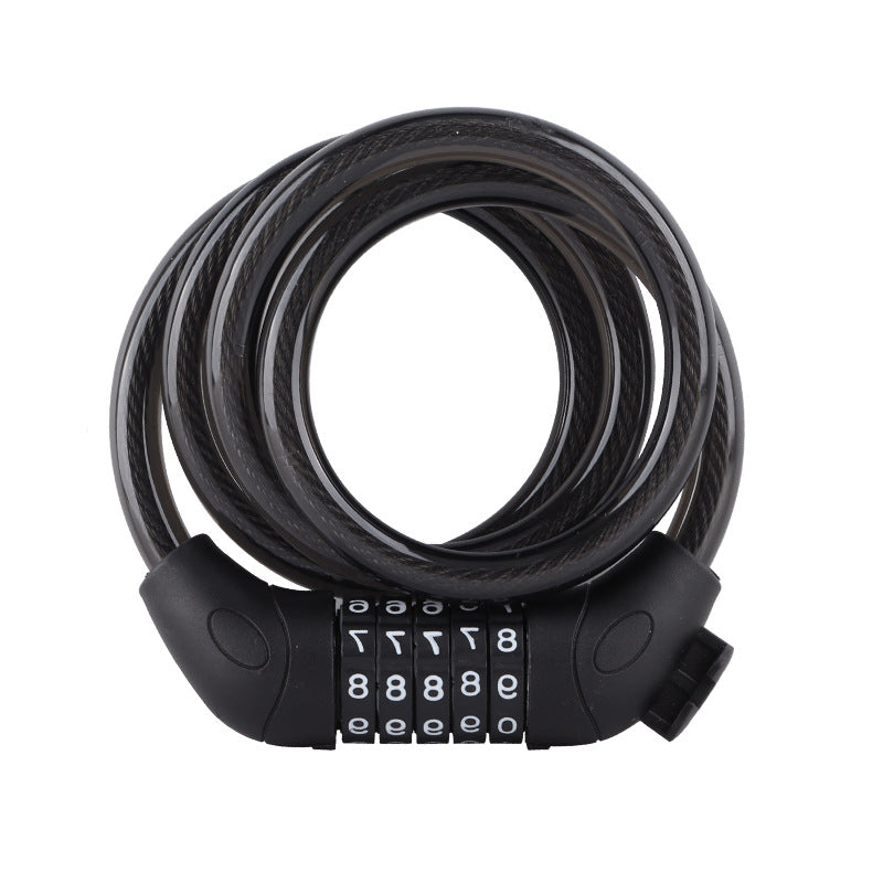 Bigfly 5 Dial-Up Combination Cable Bike Lock, 1.2m X 12mm